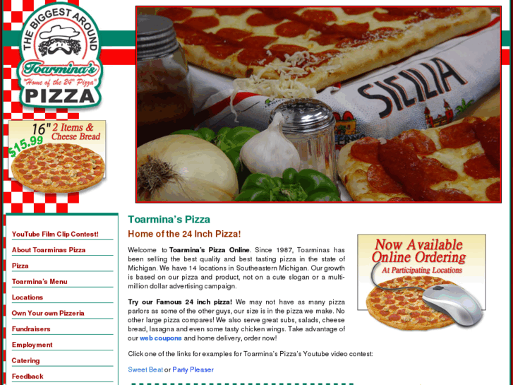 www.toarminaspizza.com