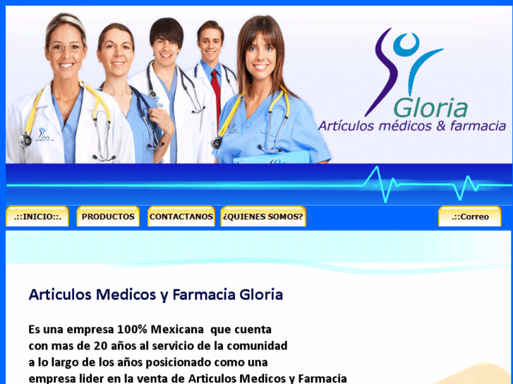 www.articulosmedicosyfarmaciagloria.com