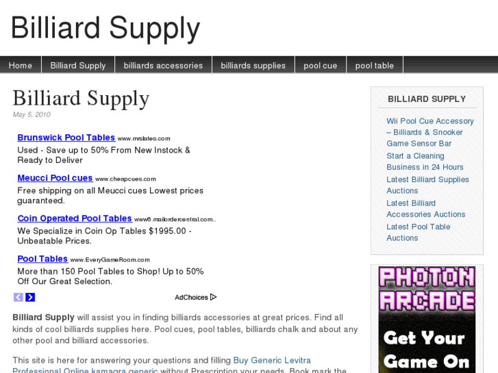 www.billiardsupply.org