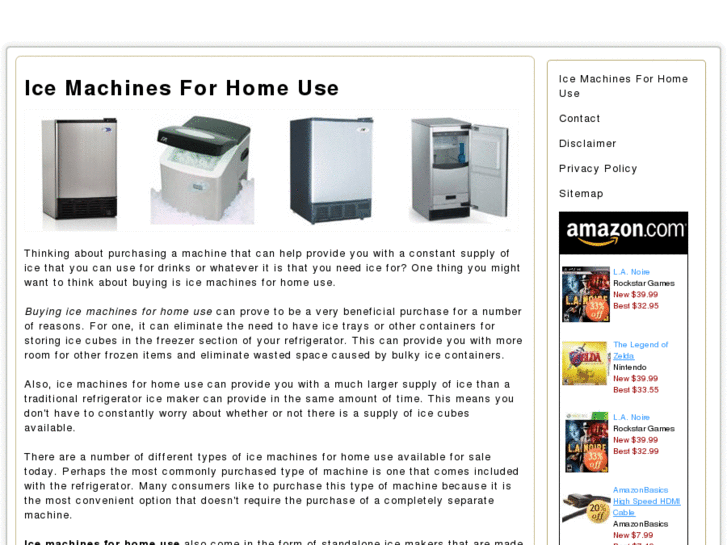 www.icemachinesforhomeuse.net