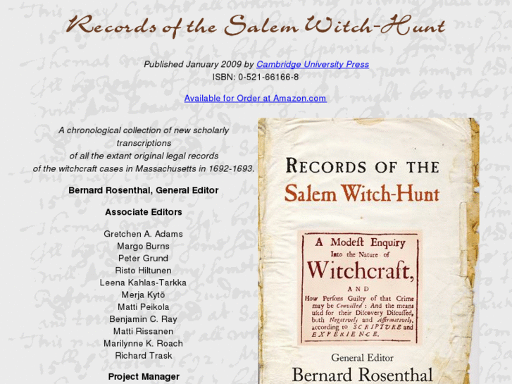 www.salemwitchhunt.org