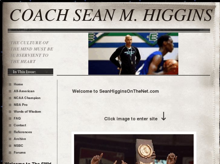 www.seanhigginsonthenet.com