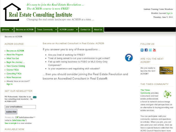 www.acrecourse.com
