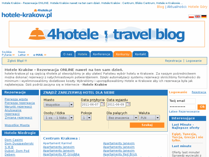 www.hotele-krakow.pl