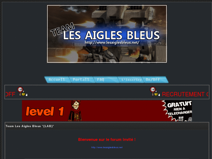 www.lesaiglesbleus.net