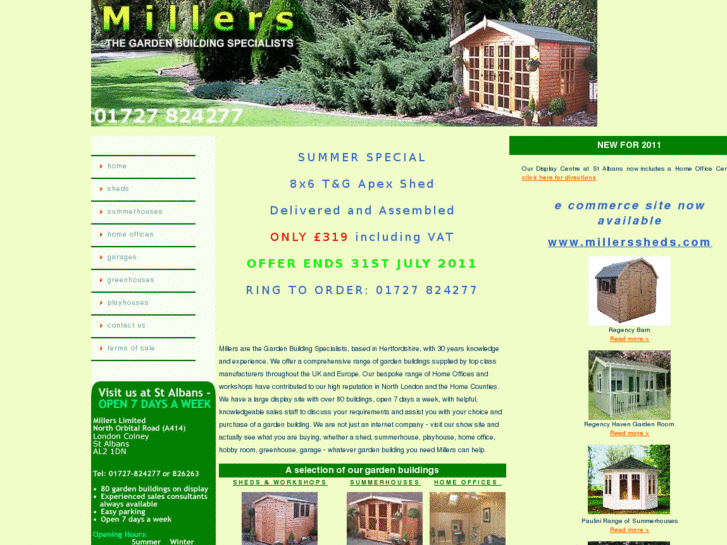 www.millersgardenbuildings.com