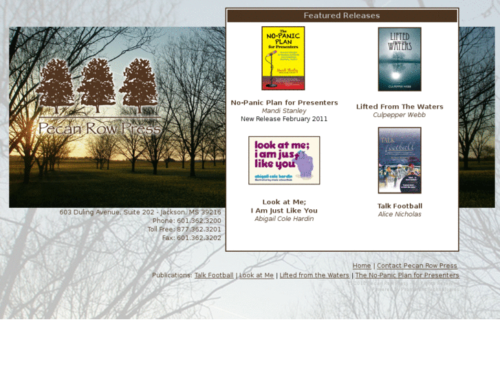 www.pecanrowpress.com