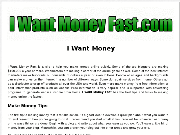 www.iwantmoneyfast.com