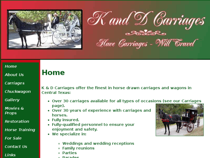 www.kanddcarriages.com