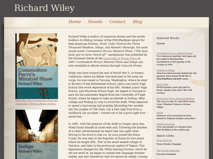 www.richardwileyauthor.com