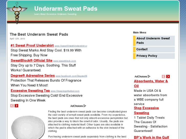 www.underarmsweatpads.net