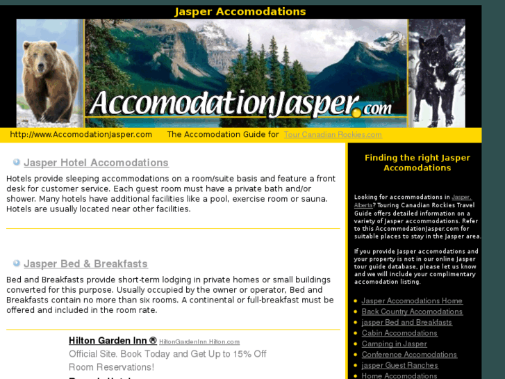 www.accomodationjasper.com