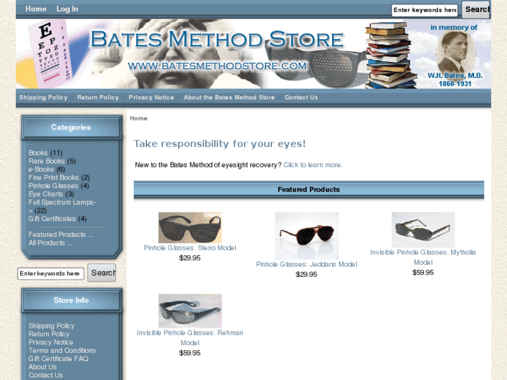 www.batesmethodstore.com