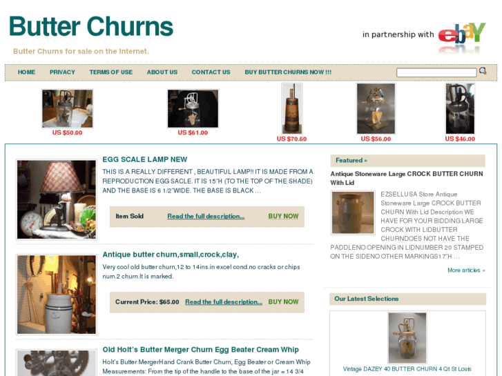 www.butterchurns.net