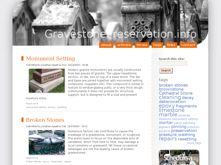 www.gravestonepreservation.info