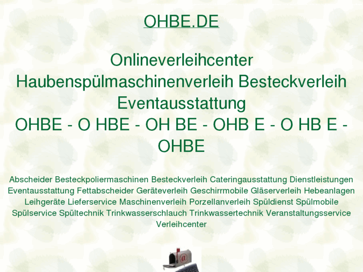 www.ohbe.de