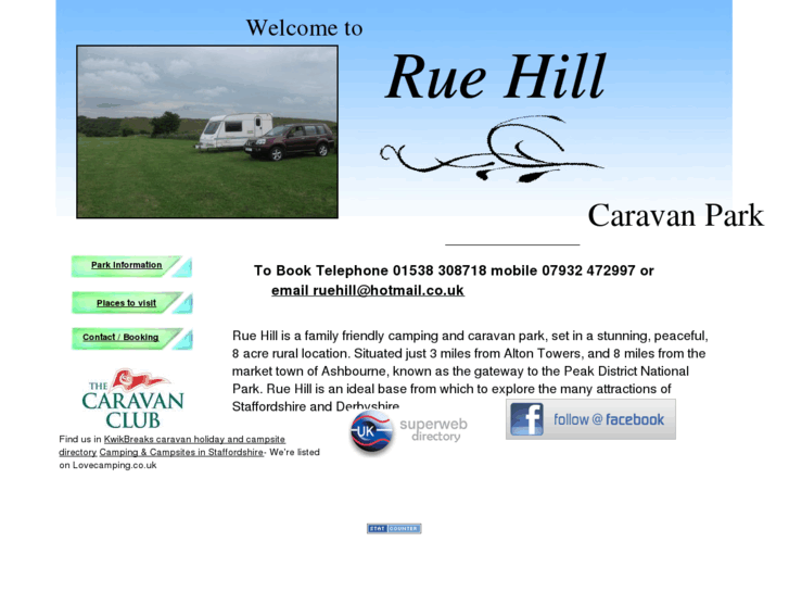 www.ruehillcaravansite.com