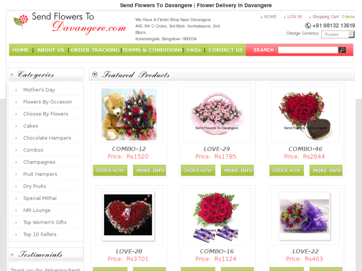 www.sendflowerstodavangere.com