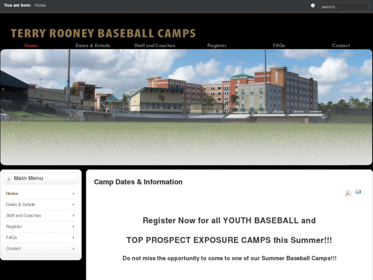 www.terryrooneybaseballcamps.com