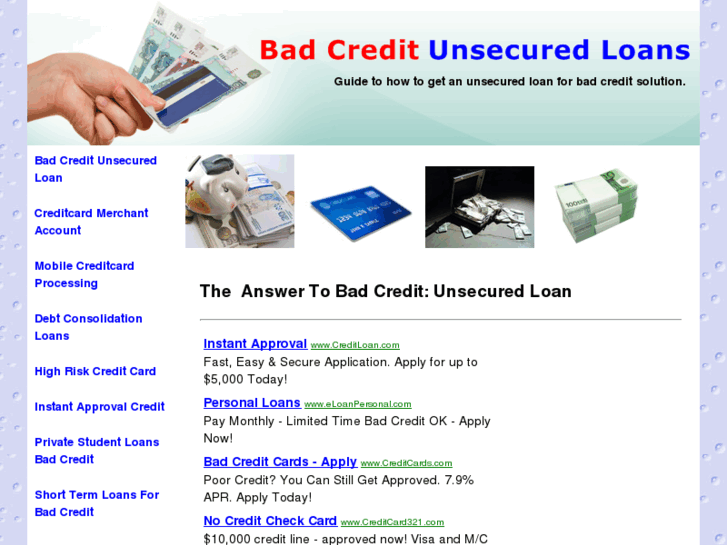 www.badcreditunsecuredloanguide.com