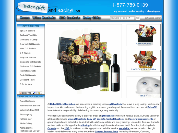 www.belengiftandbasket.ca