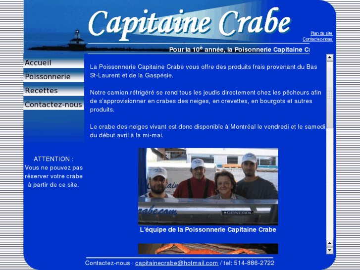 www.capitainecrabe.com