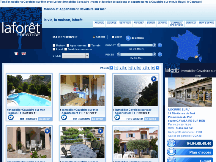 www.immobiliercavalaire.com