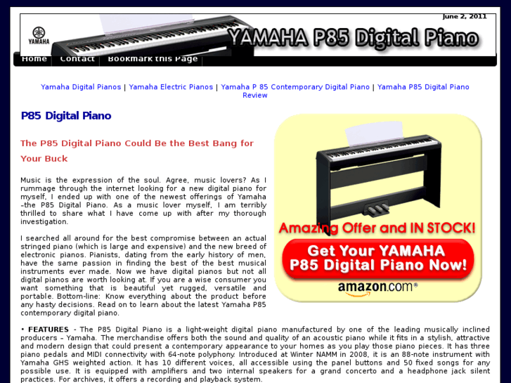 www.p85digitalpiano.com