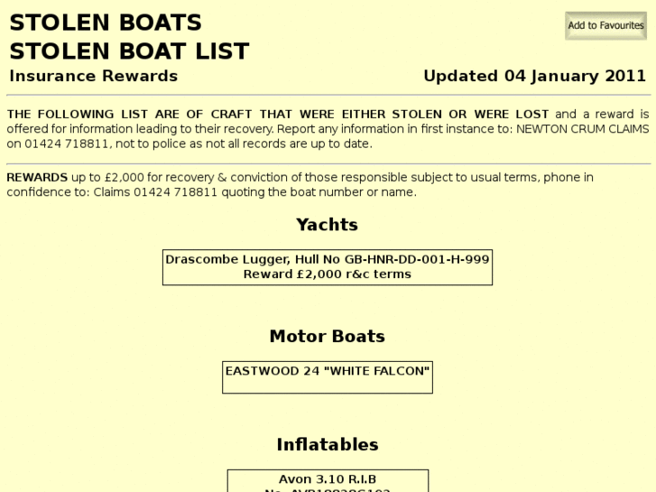 www.stolenboatlist.com