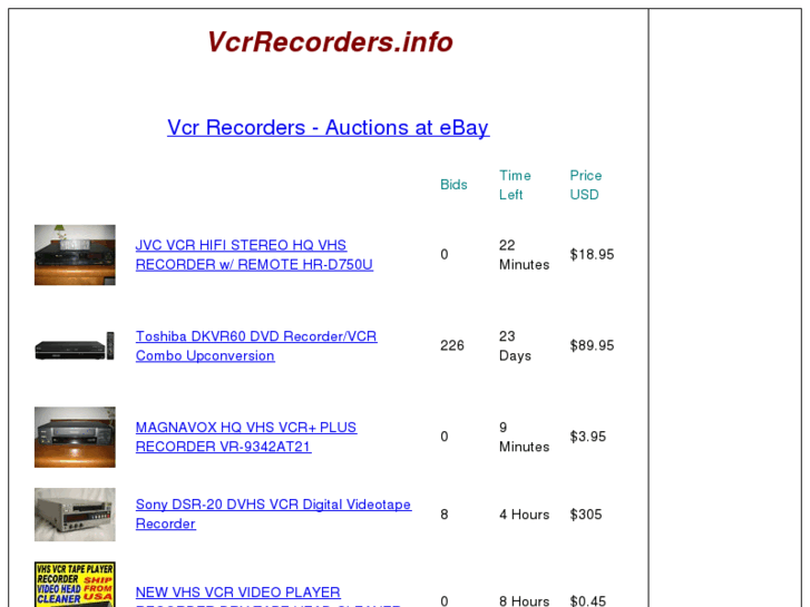 www.vcrrecorders.info