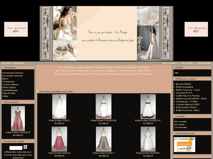 www.boutiqueysamariage.com