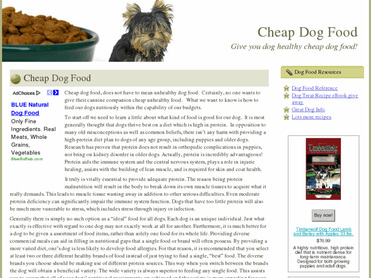 www.cheapdogfood.org