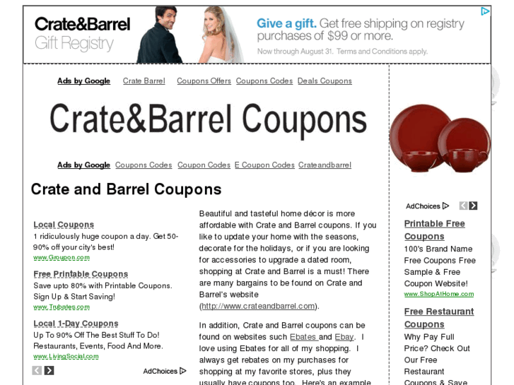 www.crateandbarrel-coupons.com