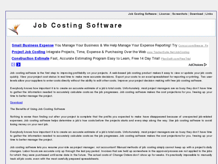 www.job-costing-software.org