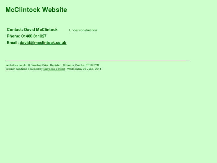 www.mcclintock.co.uk