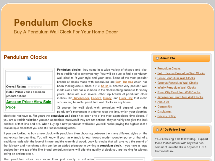 www.pendulumclocks.org