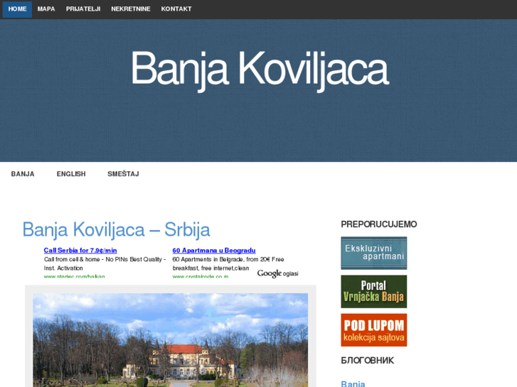 www.banjakoviljaca.co.rs