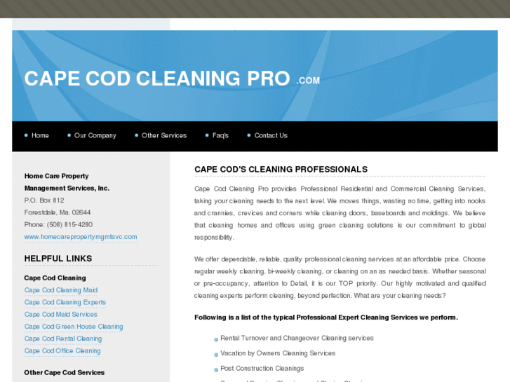 www.capecodcleaningpro.com