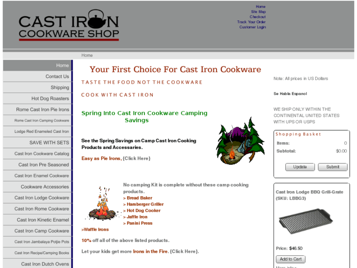 www.castironcookwareshop.com