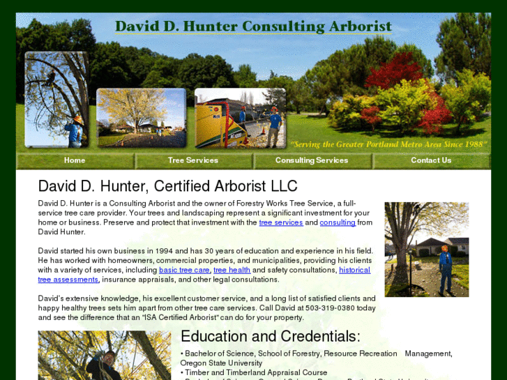 www.davidhunterarborist.com