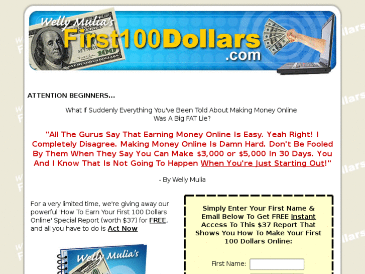 www.first100dollars.com