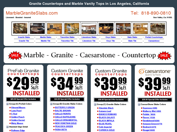 www.granitecountertopcolors.com