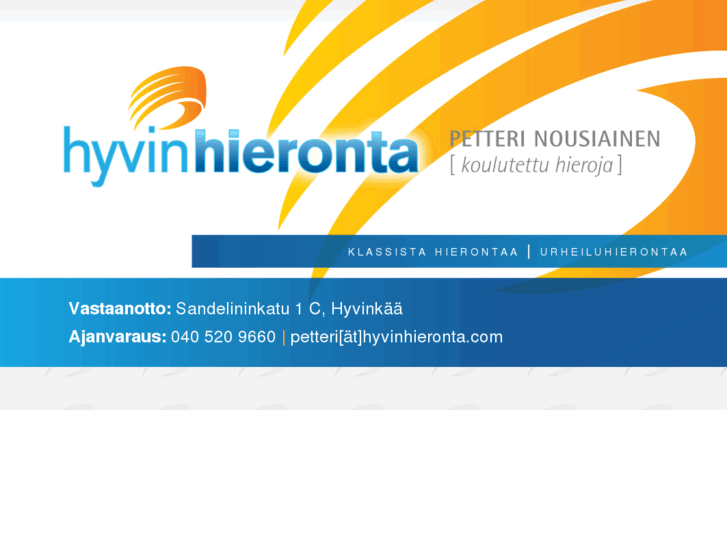 www.hyvinhieronta.com