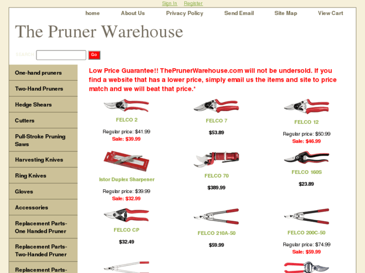 www.prunerwarehouse.biz