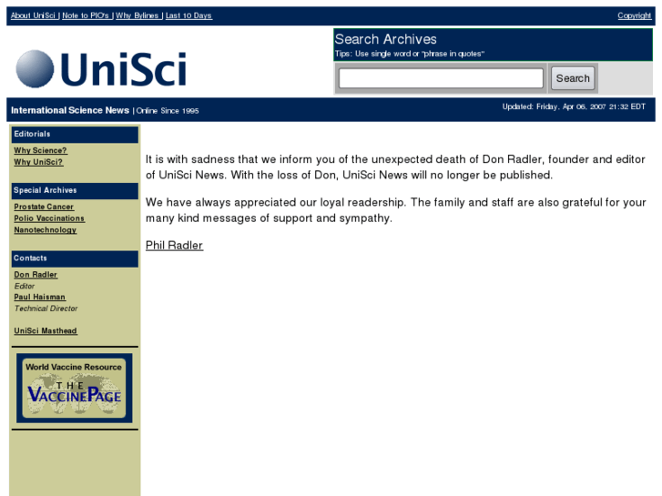 www.unisci.org