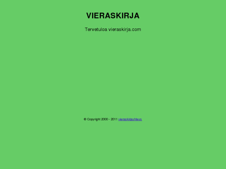 www.vieraskirja.net