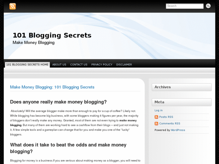 www.101bloggingsecrets.com