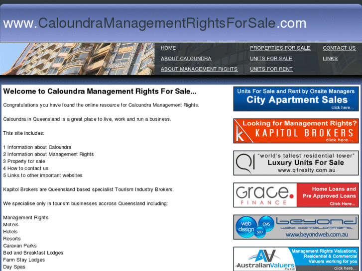 www.caloundramanagementrightsforsale.com