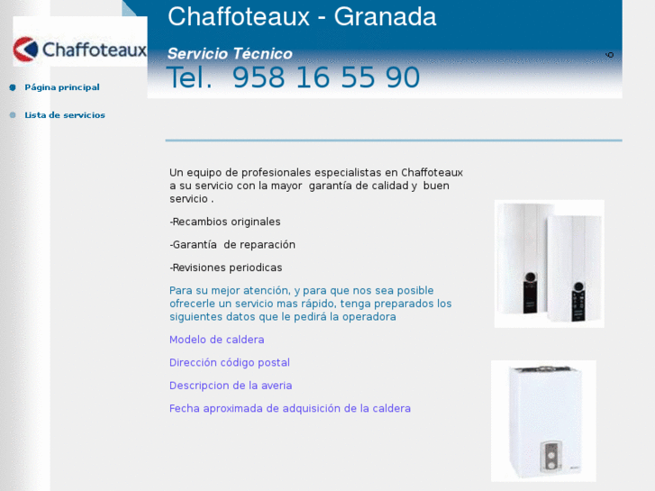 www.chaffoteaux-granada.es