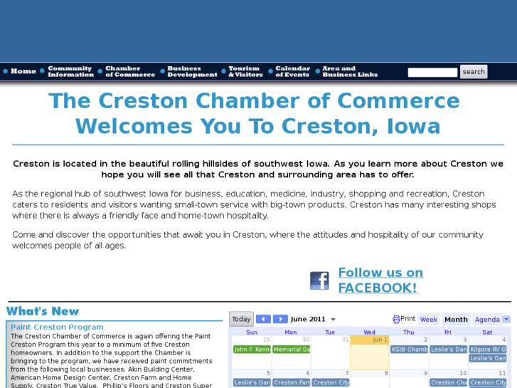 www.crestoniowachamber.com